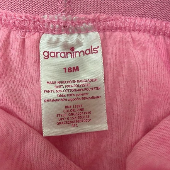 Garanimals Pink/Silver Skirt with Bloomers EUC - Picture 2 of 3